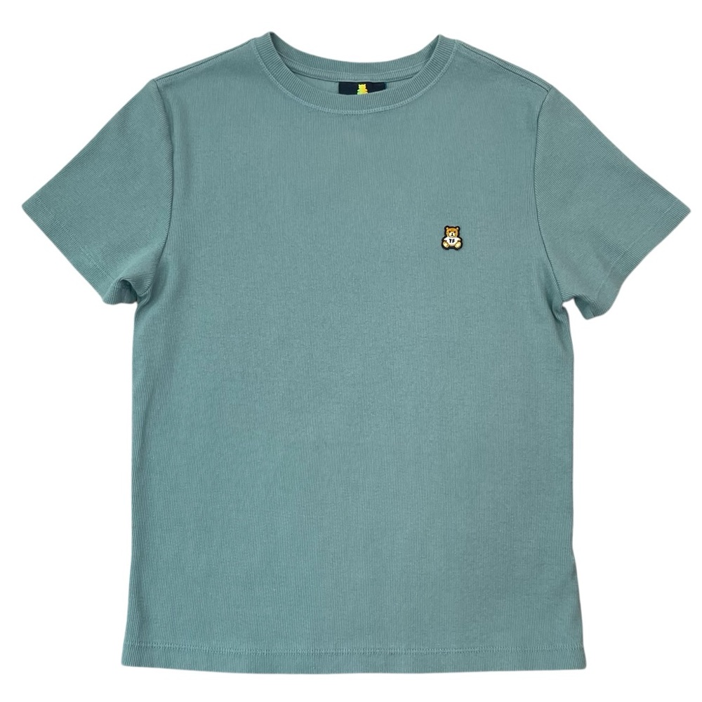 Teddy Fresh Women’s Classic Washed Rib Easy Baby Tee Short Sleeve T-Shirt